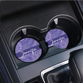 Personalized Car Coaster - Jennifer (Set of 2)