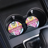 Personalized Car Coaster - Amelia (Set of 2)