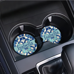 Personalized Car Coaster - Isabella (Set of 2)
