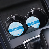 Personalized Car Coaster - Sophia (Set of 2)