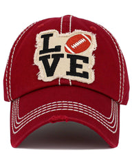 Love Vintage Washed Baseball Hat