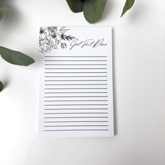 Noir Botanical Notepad