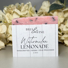Watermelon Lemonade Handmade Soap Bar