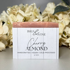 Cherry Almond Handmade Soap Bar