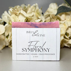 Floral Symphony Handmade Soap Bar