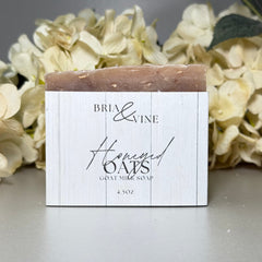 Honeyed Oats Handmade Goat Milk Soap Bar