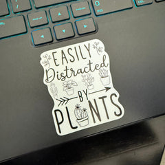 Easily Distracted By Plants Sticker
