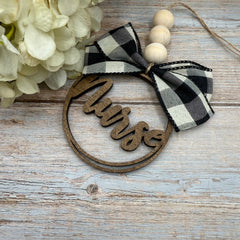 Nurse Car Charm | Rearview Mirror Ornament