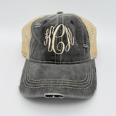 Monogrammed Pony Trucker Cap
