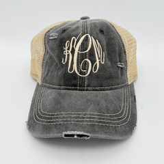 Monogrammed Pony Trucker Cap