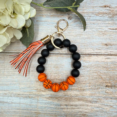 Wristlet Keychain | Basketball
