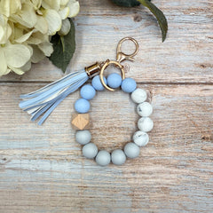 Wristlet Keychain | Light Blue