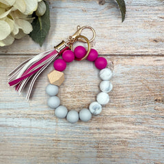 Wristlet Keychain | Fuchsia