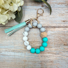 Wristlet Keychain | Turquoise