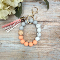 Wristlet Keychain | Peach