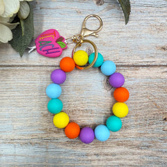 Wristlet Keychain | Teacher | Colorful