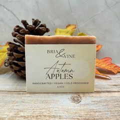 Autumn Apples Fall Handmade Soap Bar