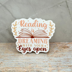 Reading is Dreaming Sticker