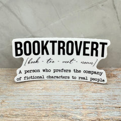 Booktrovert Sticker