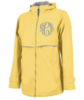 Monogrammed Ladies Rain Jacket - Buttercup