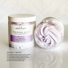 Whipped Soap | Sea Salt + Orchid