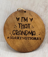 Keychain Disc | I'm That Grandma