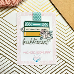 Floral Booktrovert Cute Magnetic Bookmark - Book Lover