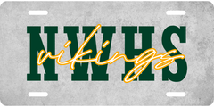 School Spirit License Plate - Northwest High School Vikings
