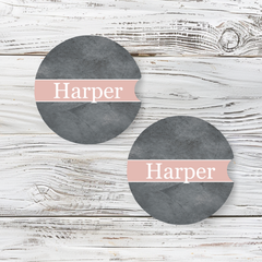 Personalized Car Coaster - Harper (Set of 2)
