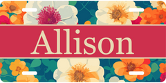 Personalized License Plate - Allison