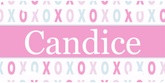 Personalized License Plate - Candice