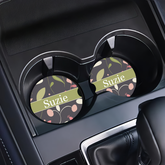 Personalized Car Coaster - Suzie (Set of 2)