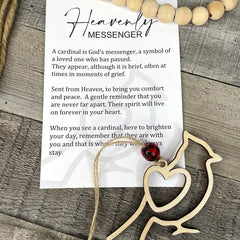 Story Ornament - Cardinal - Heavenly Messenger