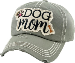 Dog Mom Hat - Olive