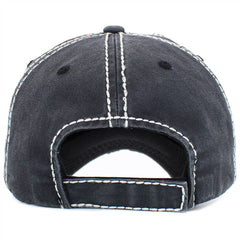 Blessed Mama Vintage Washed Baseball Hat