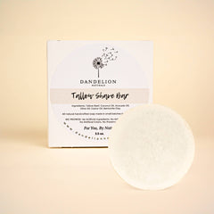 Unscented Tallow Shave Soap