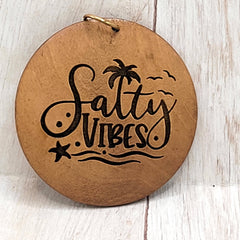 Keychain Disc | Salty Vibes