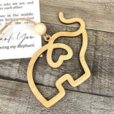 Story Ornament - Elephants- the Unbreakable Bond- Sisterhood