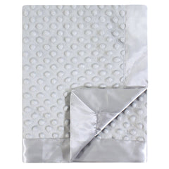 Monogrammed Plush Minky Blanket | Gray