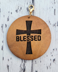 Keychain Disc | Blessed Cross