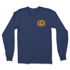 Monogrammed Game Day Long Sleeve T-Shirt - Kids