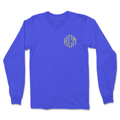 Monogrammed Game Day Long Sleeve T-Shirt - Kids