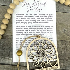 Story Ornament - Sunflowers - Sun Kissed Smiles