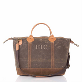 Waxed Canvas Weekender Bag