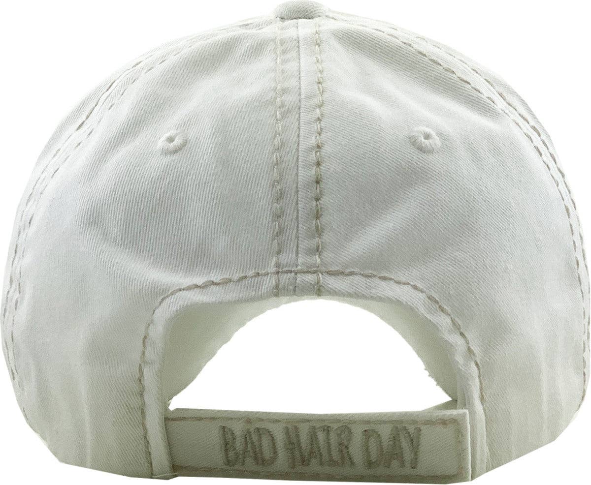 Bad Hair Day Vintage Washed Baseball Hat