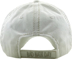 Bad Hair Day Vintage Washed Baseball Hat