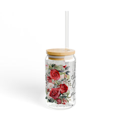 I Can Do All Things Through Christ 16oz Glass Can
