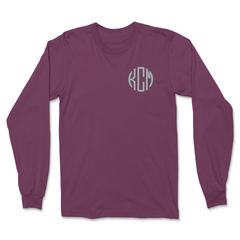 Monogrammed Game Day Long Sleeve T-Shirt