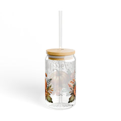 Fall Vibes 16oz Glass Can