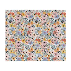 Floral Fantasy Minky Blanket